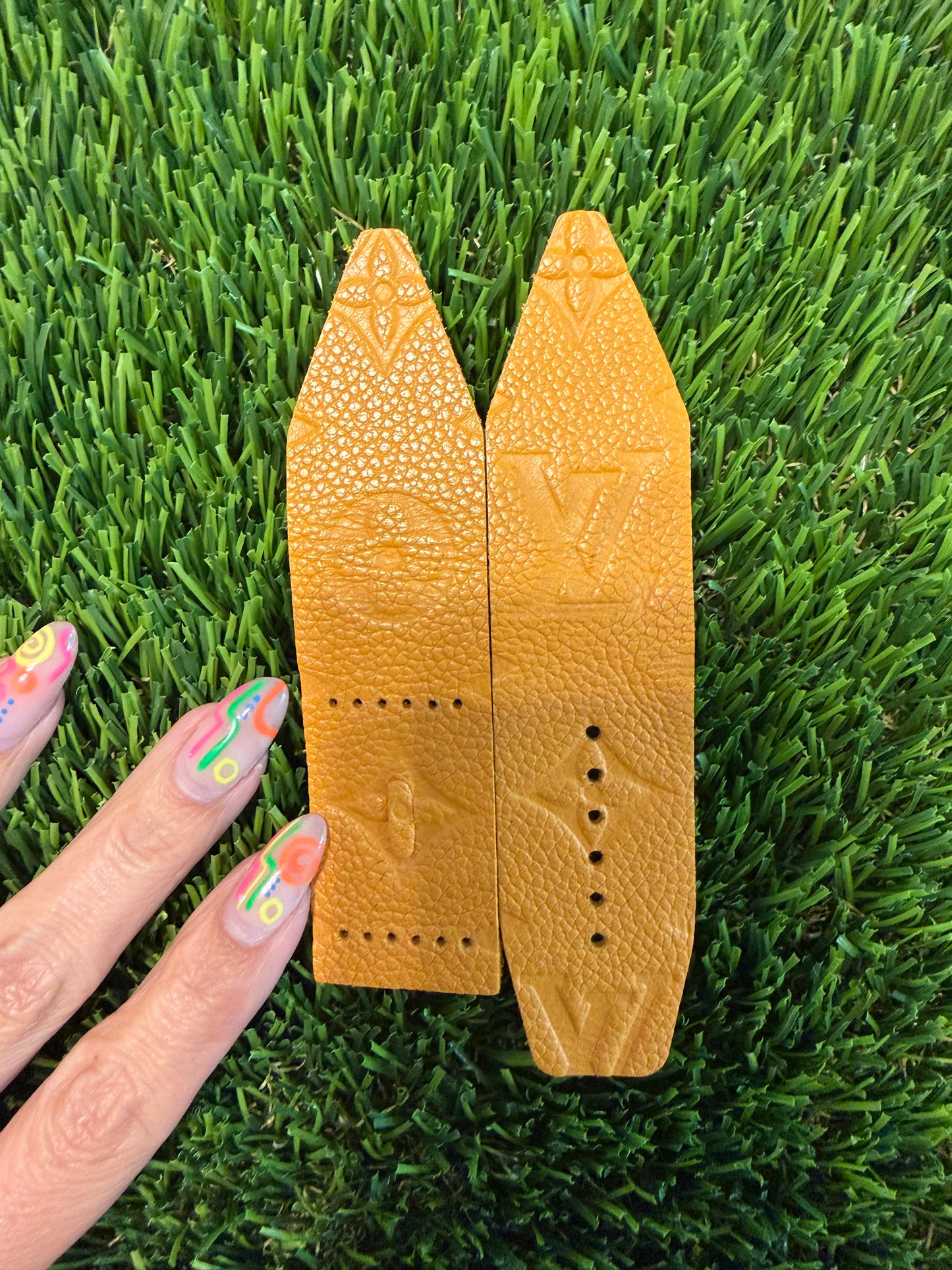 Blemished-Beta-Authentic Upcycled LV Mustard Empreinte