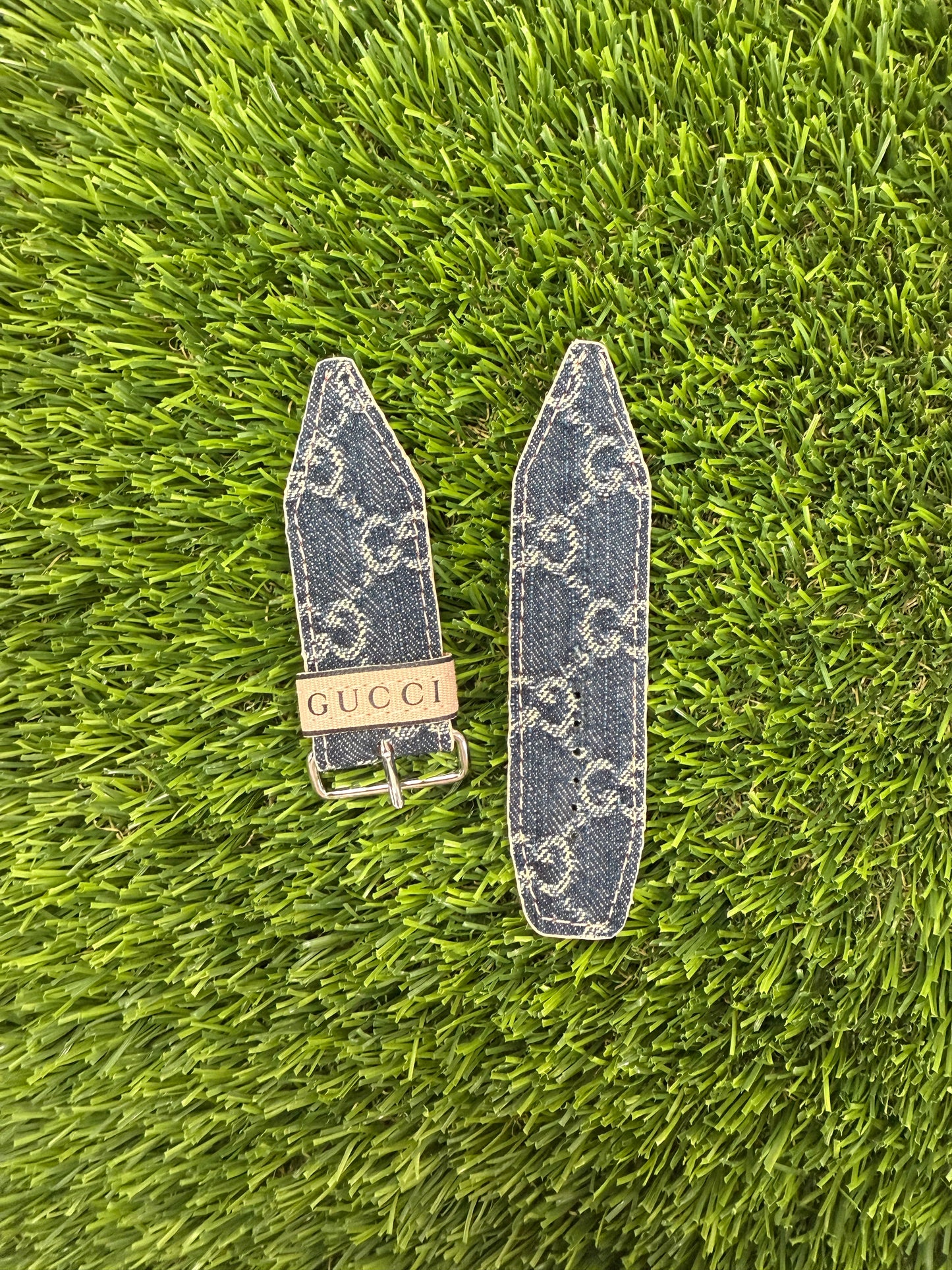 Blemished-Beta Sized-Authentic Upcycled Gucci Jean Denim-Peach
