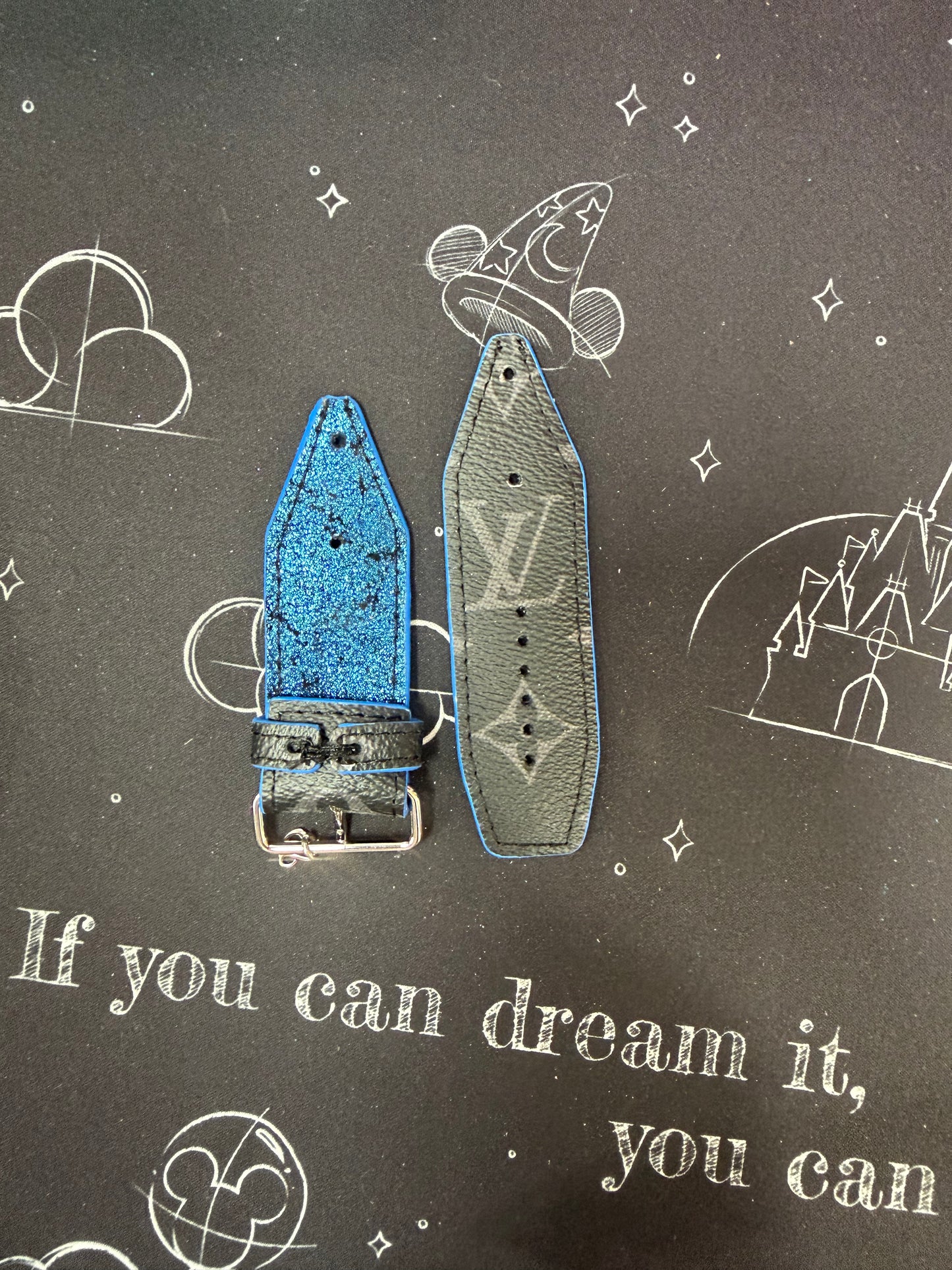 OTD-Alpha-Rare Authentic Upcycled LV Monogram Eclipse (Blue)