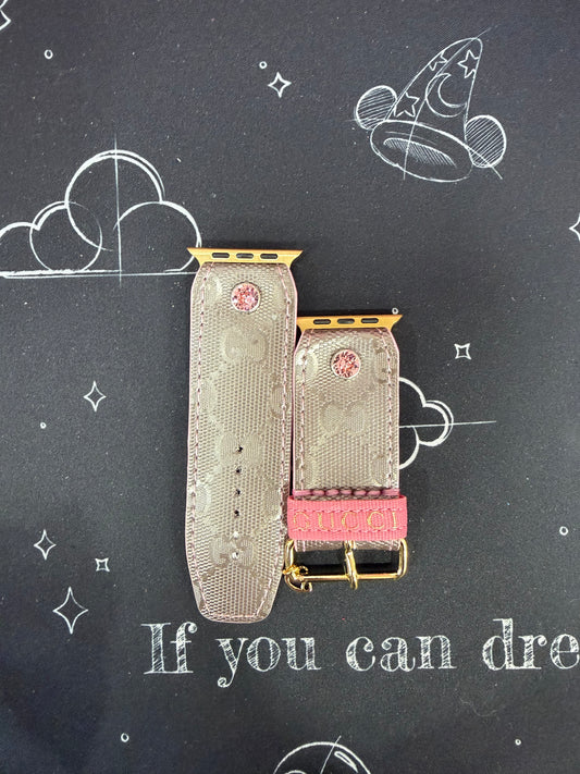 Blemished-Beta-Authentic Upcycled Pewter GG Imprime-Diamond