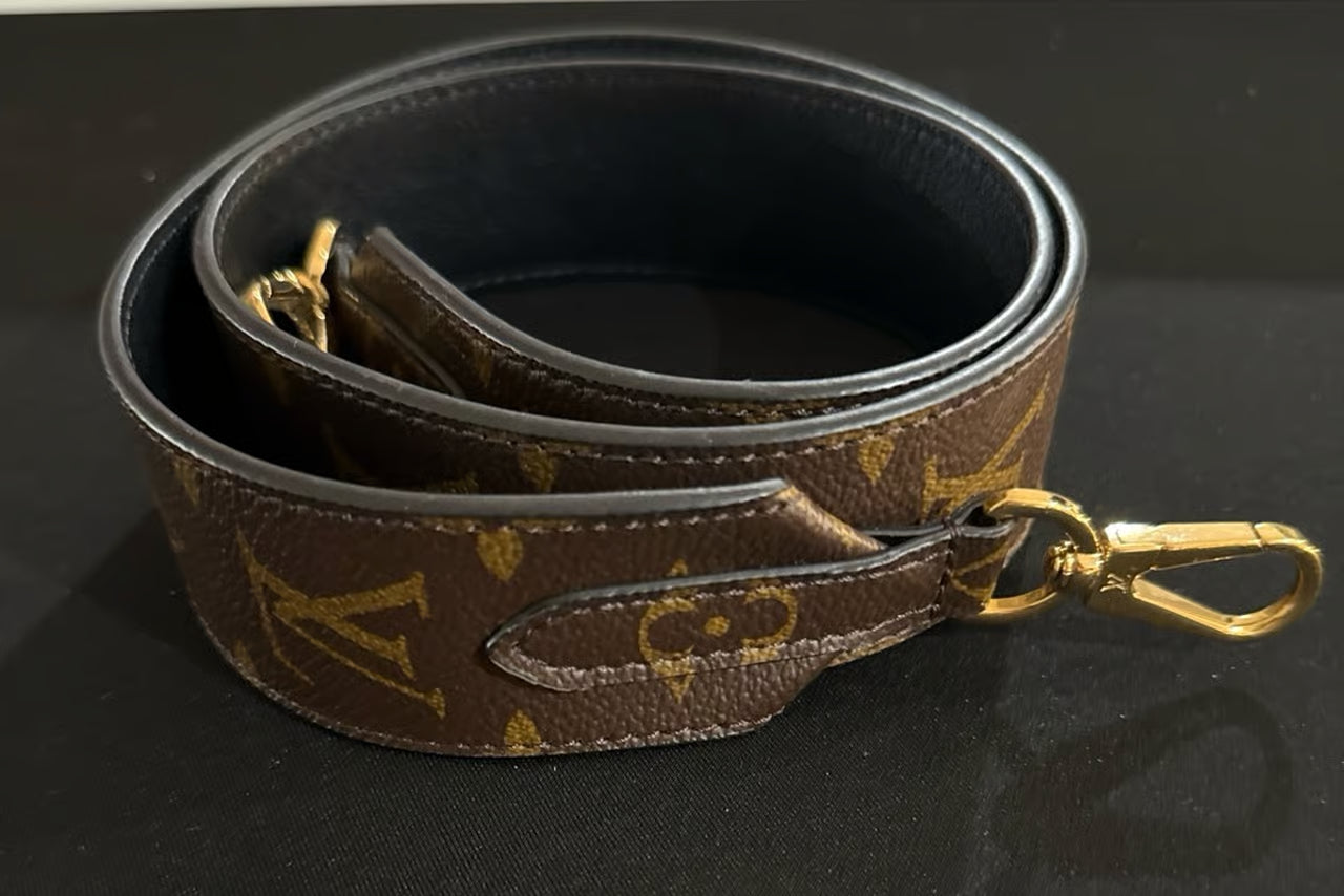 Brown Monogram Louis Vuitton Bag Strap