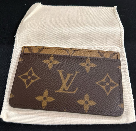 Louis Vuitton Card Holder Reverse Monogram