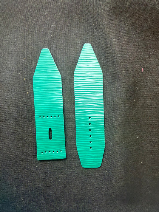 Customizable-LV Teal Epi Leather